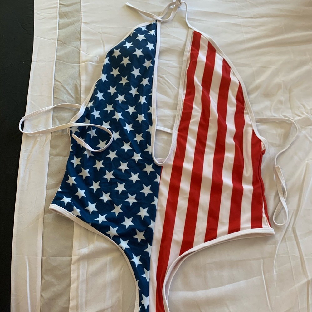 Swim wear American flag
